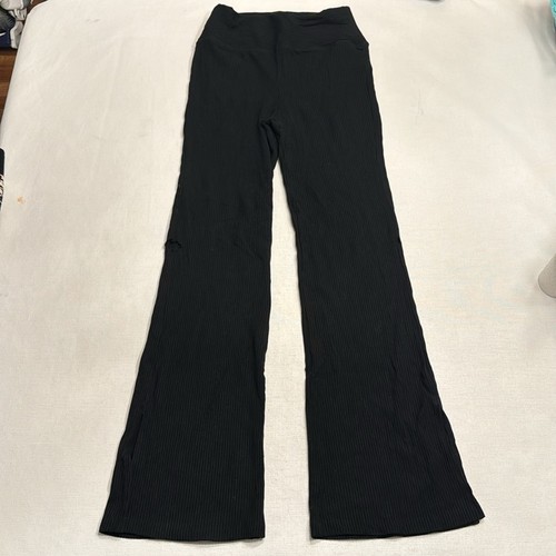 Year of Ours Ribbed Flair Leggings Black Size XS - Picture 6 of 8