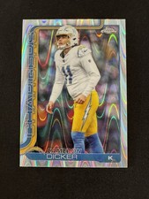 2025 Topps Chrome Cameron Dicker Raywave Refractor #162 Los Angeles Chargers