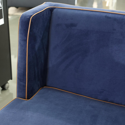 Christine Kröncke 2er Set Bank CK Dinegra CK400.40 Bezug Allure Velvet Blau - Bild 4 von 6