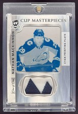 2021 Upper Deck The Cup Dual Sided Printing Plates Cyan #74 Nathan MacKinnon 1/1