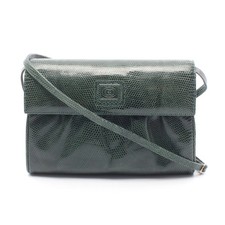 Gucci vecchia borsa a tracolla Gucci lucertola verde scuro