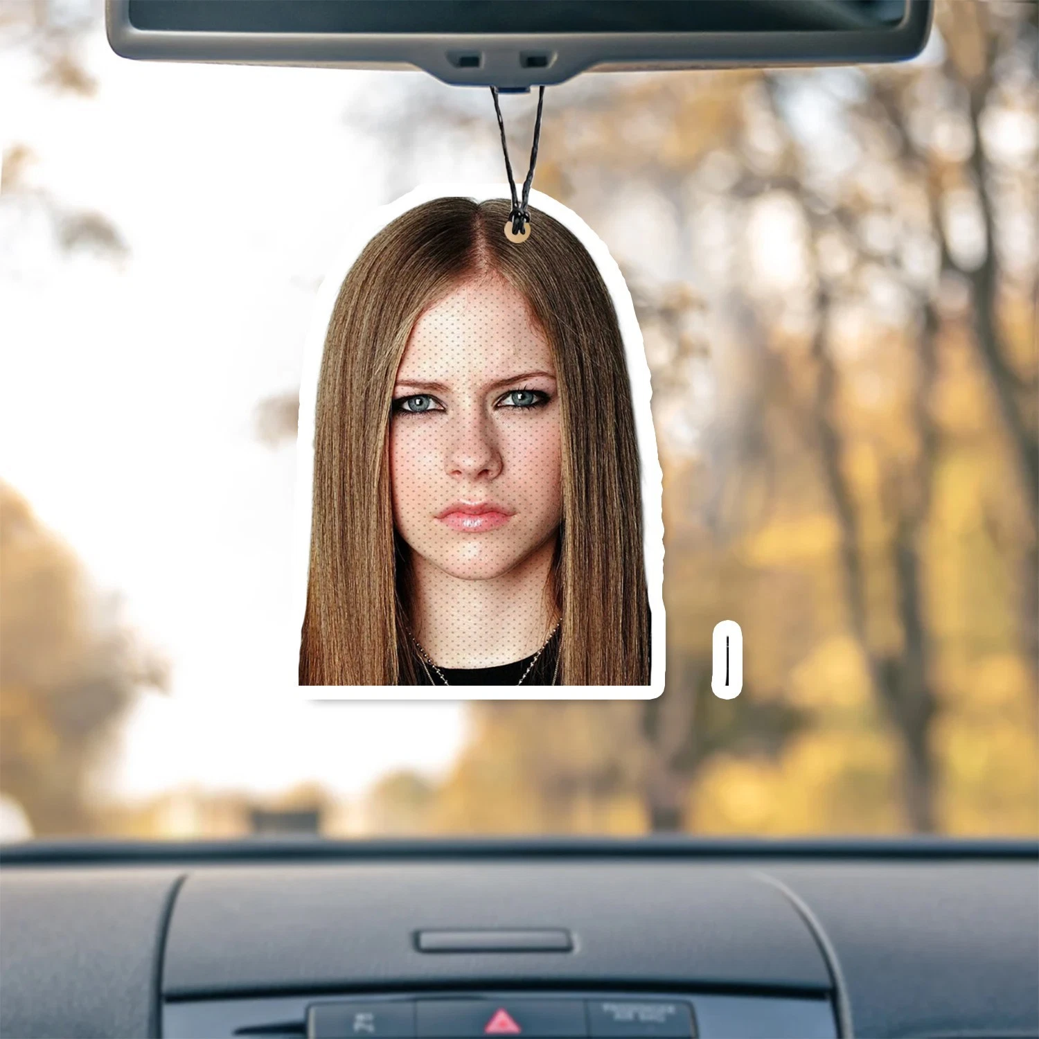 Avril Lavigne Unscented Hanging Car Air Freshener Freshie