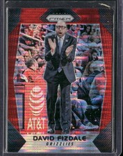 2017-18 Panini Prizm #210 David Fizdale Prizms Red Pulsar #/25