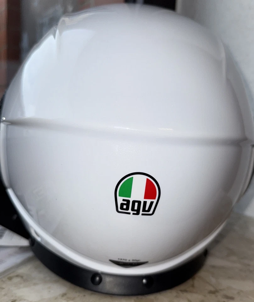 AGV Motorradhelm Orbyt Solid Weiß in Größe XL - Bild 3 von 4