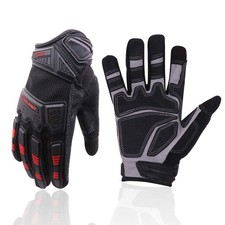 Mens Work Gloves Touch screen, Utility Mechanic Gloves, Flexible Breathable F...