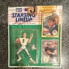 Starting Lineup Troy Aikman Dallas Cowboys 1990 Autographed Figure with Cards