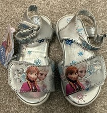 Disney Frozen Anna And Elsa New With Tags Light Up Sandals Girls Size 7