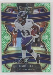 2019 Panini Select Concourse Tmall Dragon Scale Prizm /88 Justice Hill Rookie RC