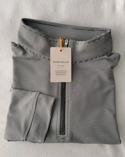 NWT SMALL PETER MILLAR Perth Mini Stripe Performance Pullover MSRP 150