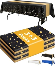 Graduation Decorations Table Cloth for Rectangle Table and Table Runner Set - 3+