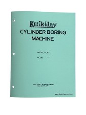Kwik Way Model F Portable Boring Bar Manual