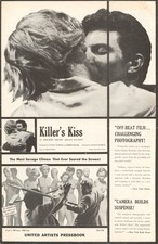 Killer's Kiss 1955 U.S. Pressbook