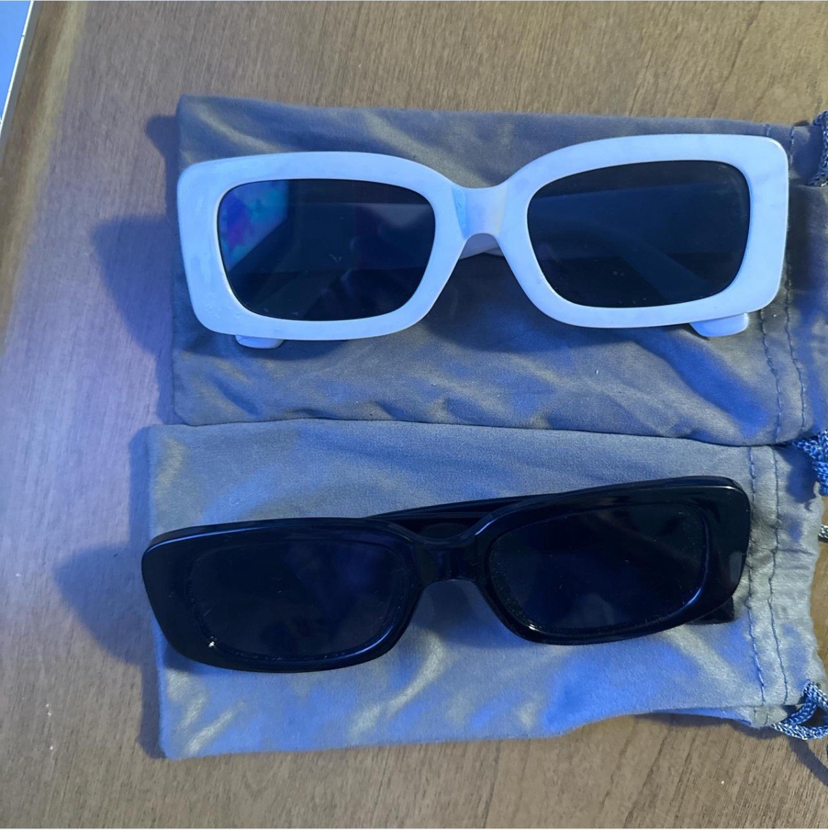 Unisex Rectangular Classy Glasses - image 3