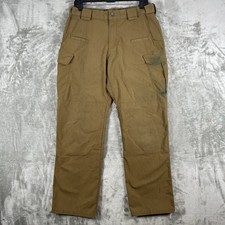 511 Tactical Stryke Pants Men's 32x30 Ripstop Cargo Tech Flex Battle Brown WORN