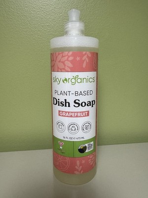 Sky Organics Dish Soap Plant - Based Grapefruit 16 Fl. Oz.