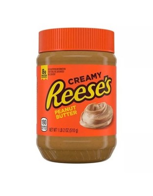New Reese s Creamy Peanut Butter Spread Sweet 1 lb 2 oz Jar