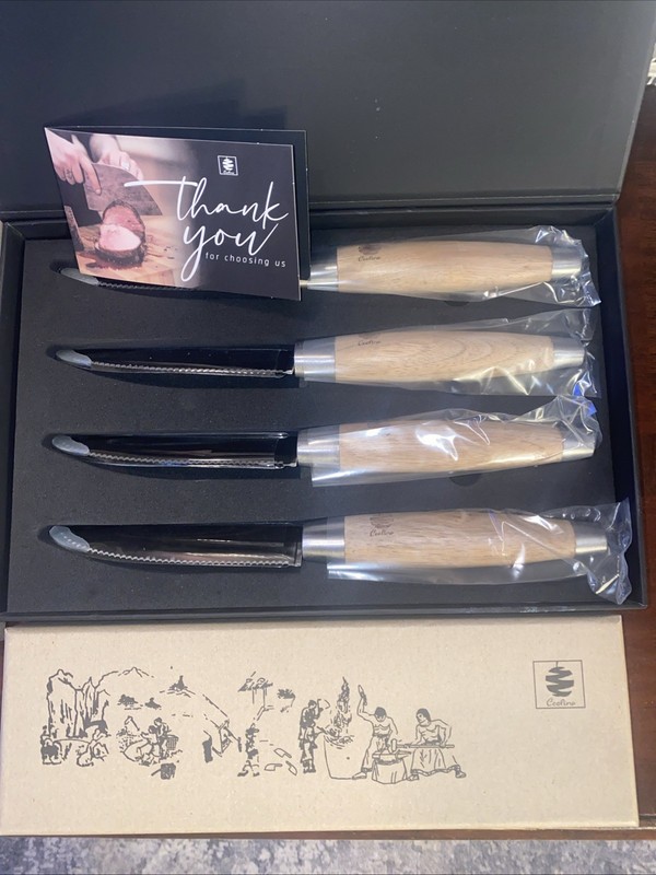 Coolina Kitchen Knife Lot Of 6 New  Items. AKSS115C, AKHC104C, AKSS121C