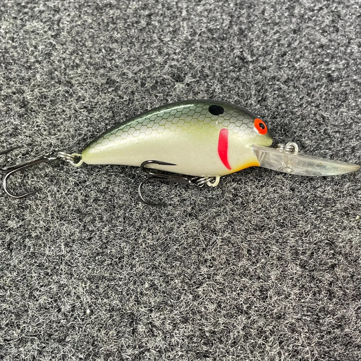 Vintage Bomber Fat A 4F Crankbait Fishing Lure, CLEAR (No Insert