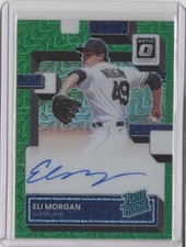 2022 Donruss Optic Rated Rookies Signatures Green Mojo #49 Eli Morgan     16/88