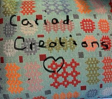 Green Modern Welsh Blanket Style Cushion
