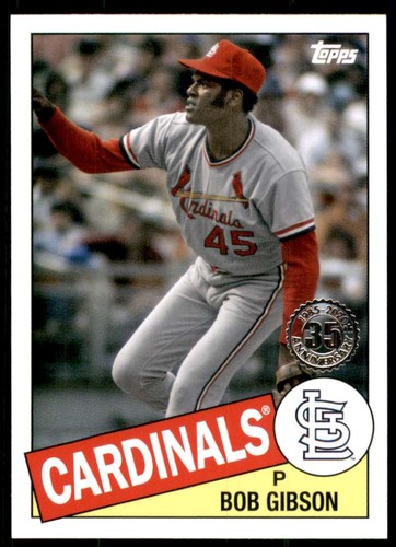 2020 Topps Update '85 Topps Baseball Card Bob Gibson #85TB42 Tw5316