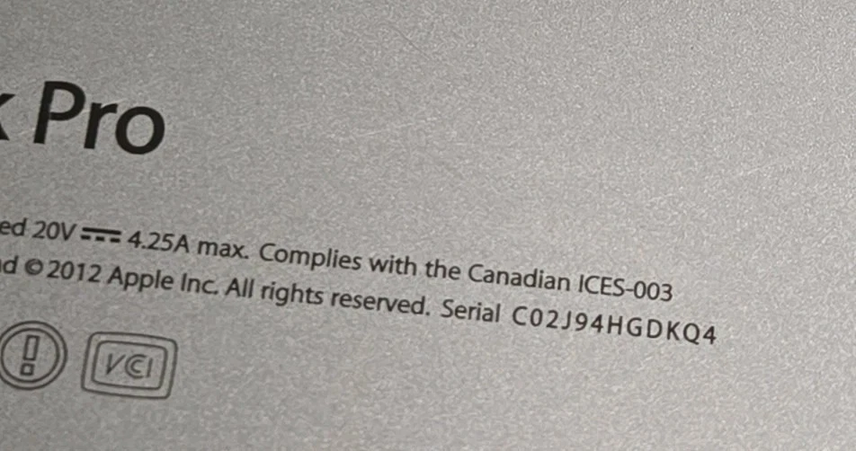 Apple MacBook Pro 15" A1398 EMC 2512 i7-2.6GHz 8GB 512GB SSD Retina Mid 2012 - Image 3 of 3