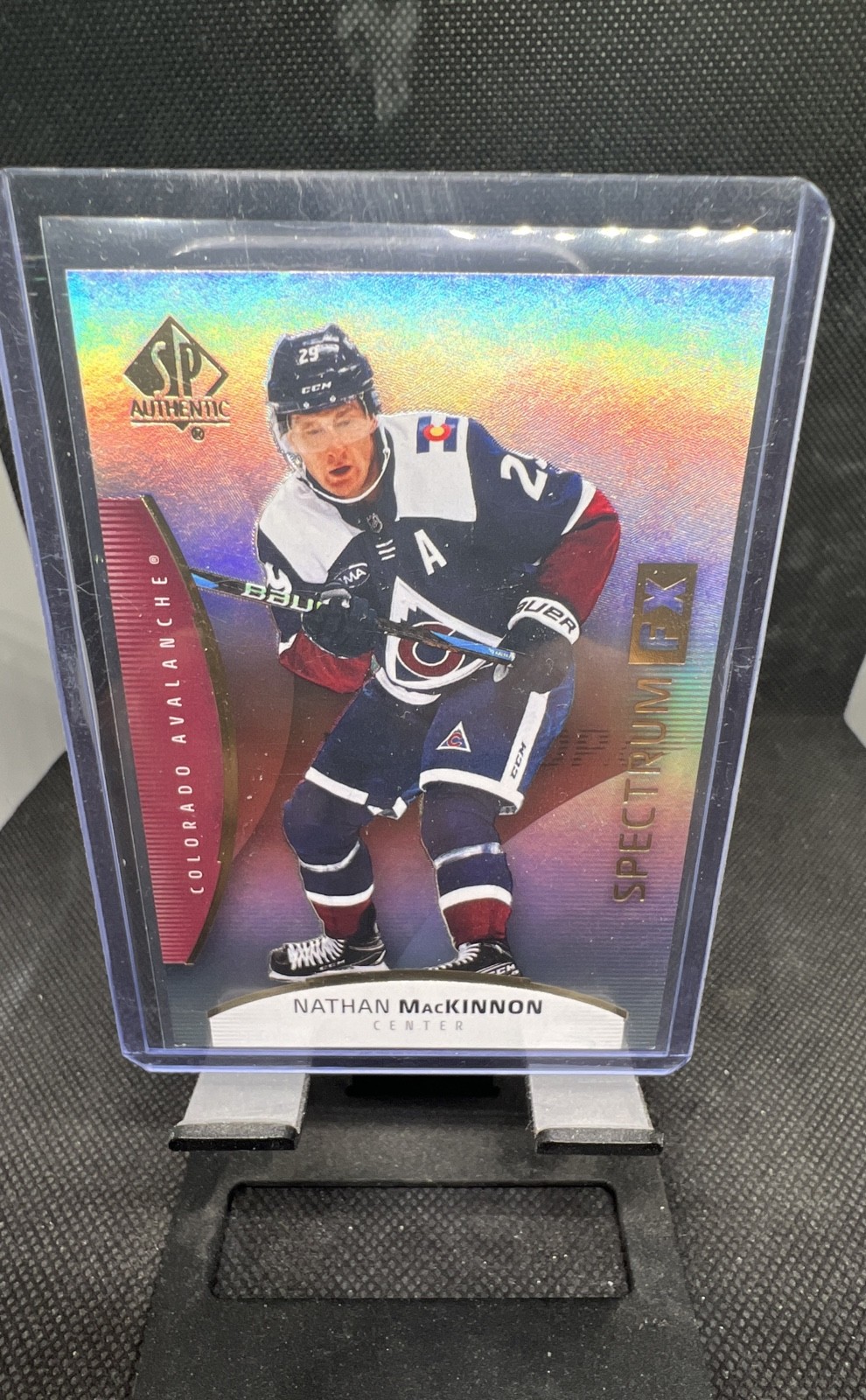 2025-26 Sp Authentic - Spectrum Fx Nathan MacKinnon #S-1