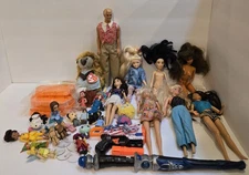 Junk Drawer Lot Random Various Items Toys and Misc Ken Doll *READ DESCRIPTION*