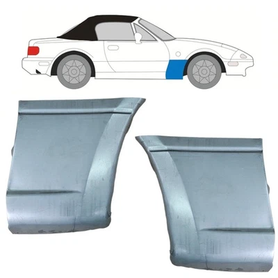 Für Mazda MX 5 NA 1989-1998 Vorne Kotflügel reparatur blech Paar - Bild 1 von 2
