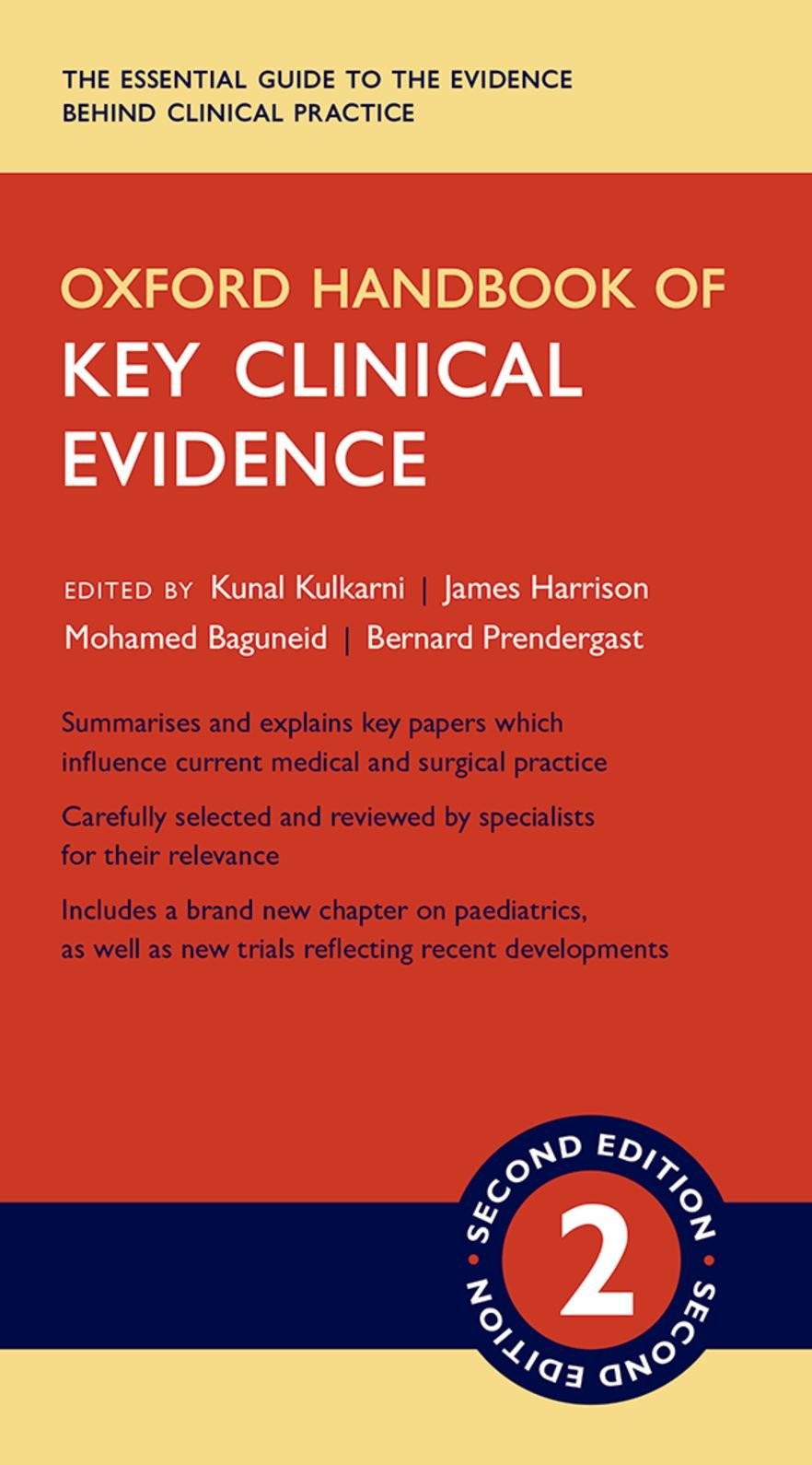 Oxford Handbook of Key Clinical Evidence 2/e (Flexicover),