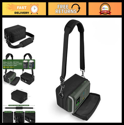 Portable Power Bank Travel Case for 60,000mAh Generator, Outdoor Storage Bag, Fi