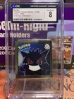 1999 Pokemon Artbox Stickers Series 1 - Gengar #R02 Gold Foil Embossed Cgc 8