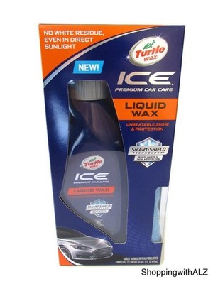 NEW Turtle Wax Ice Liquid Wax Kit Includes Towel & Applicator 14 oz OPEN BOX