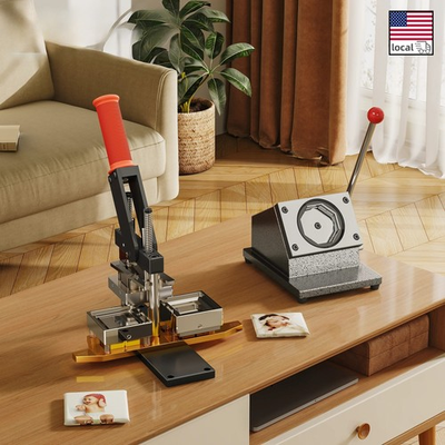 #ad 2.5X2.5quot; Square Fridge Magnet Maker Machine Photo Magnet Making KIT Button Maker $1557.29