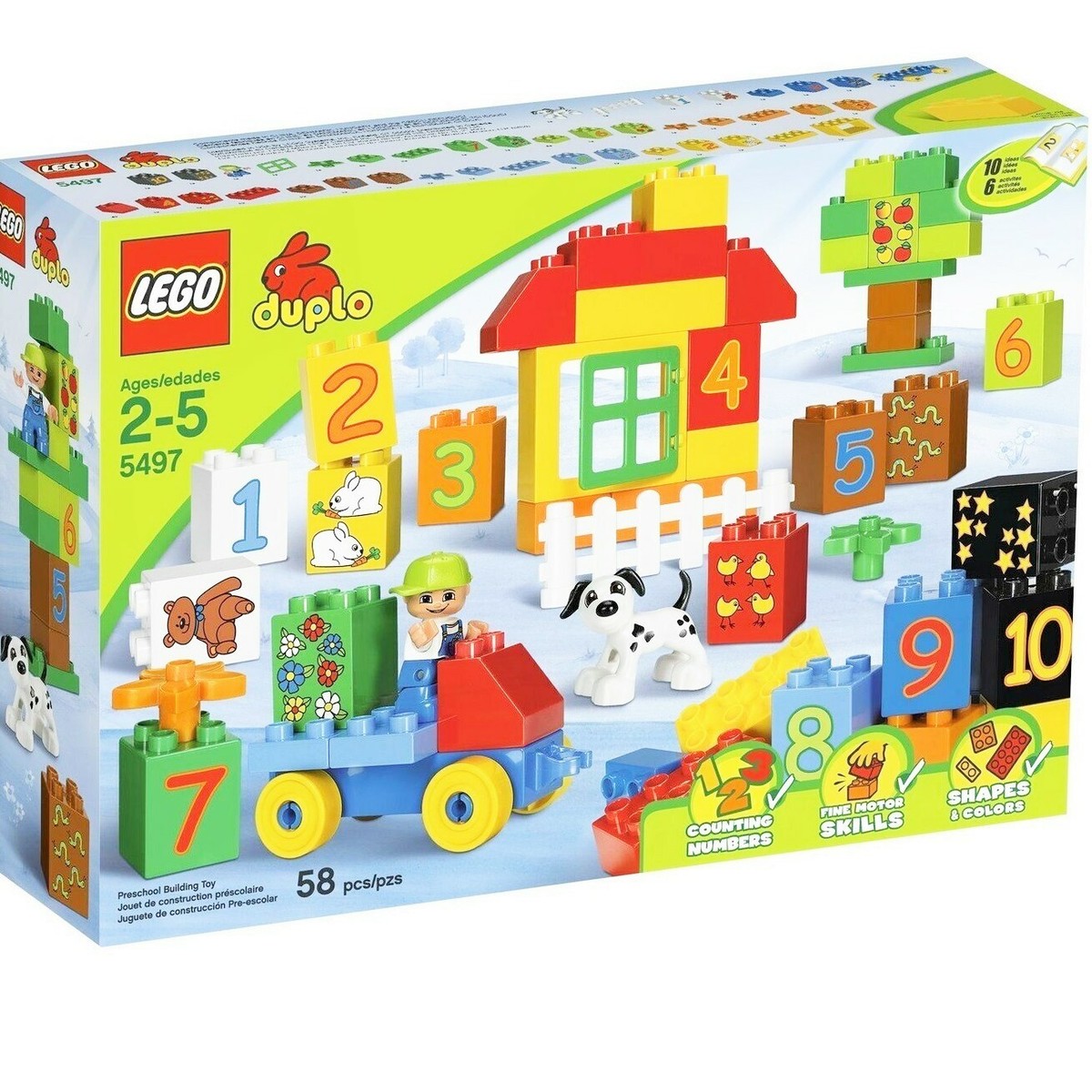 NEW - LEGO Duplo 5497 Play with Numbers - Authentic Factory Sealed