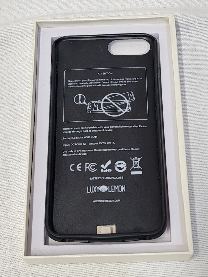 LUXY Lemon Battery Power Holographic Phone Case for iPhone 7/8 Plus - Image 2 of 4