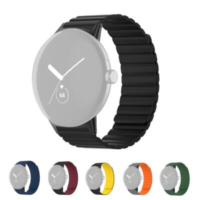 Armband für Google Pixel Watch 1/2/3 Silikon Ersatzband Strap magnetisch