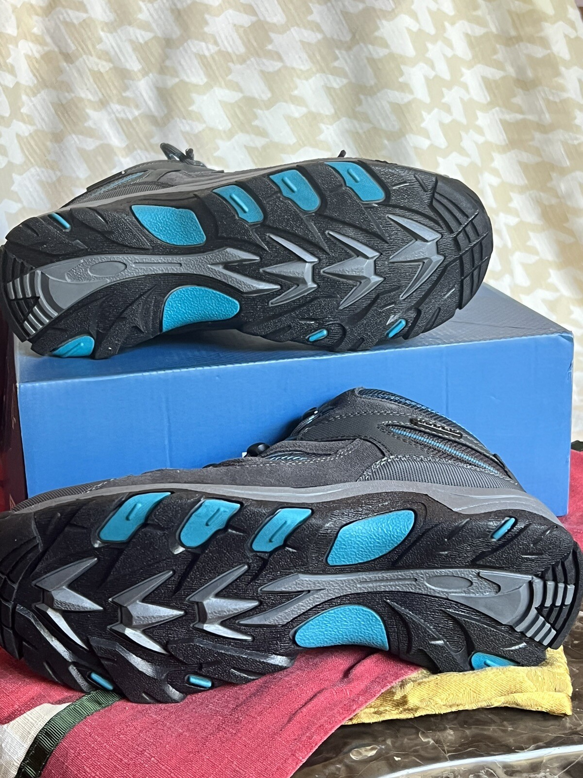 Mountain Warehouse Womens Rapid Hiking Boots/ Teal/ Waterproof /Lace Up/US9/$90 image 4