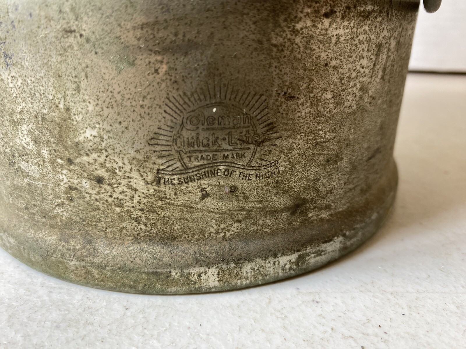 Coleman quick lite oil Lamp Co. Pyrex lantern vintage antique 6D1 eBay