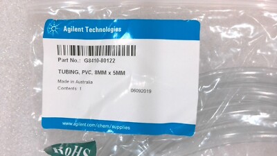 AGILENT G8410-80122 TUBING, PVC, 8mm X 5mm, FOR AGILENT SPS AGILENT G8410-80122 TUBING, PVC, 8mm X 5mm, FOR AGILENT SPS