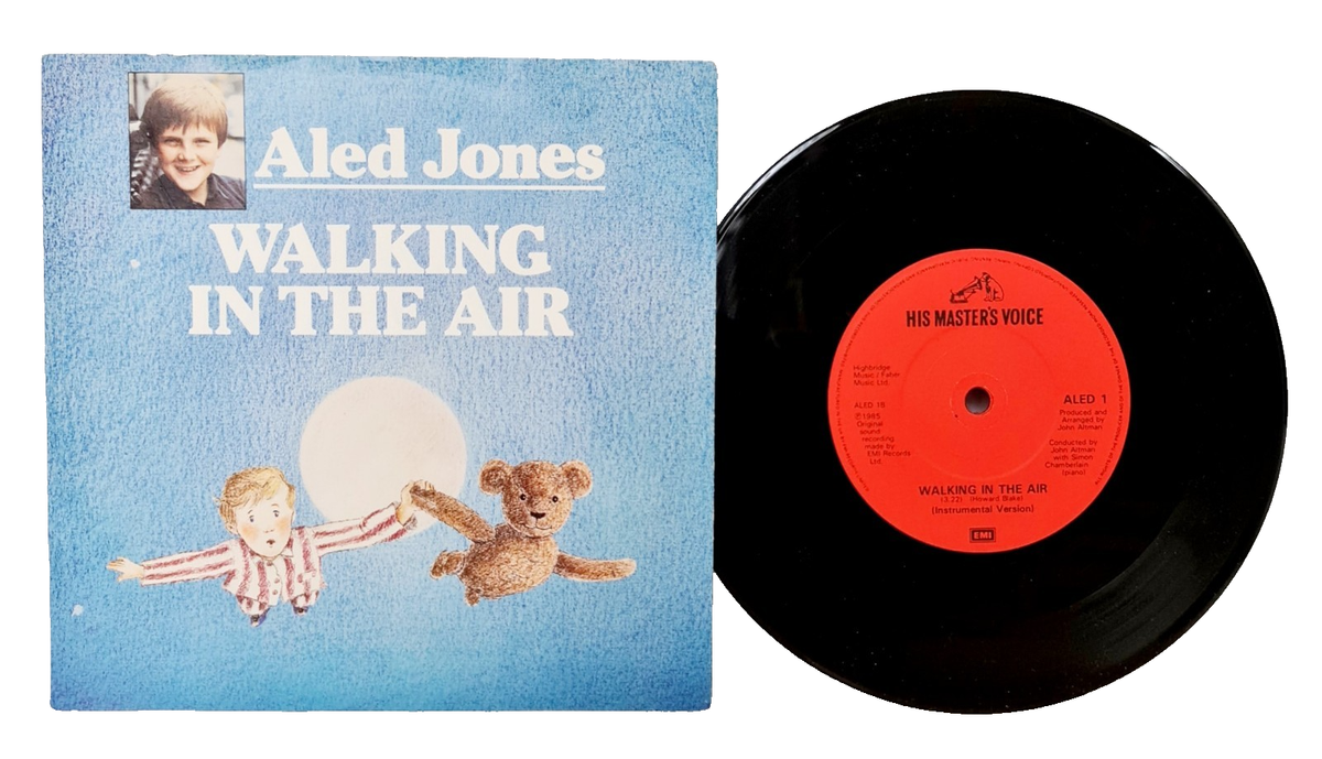 1985 EMI Aled Jones Walking In The Air Vinyl Record His Master's