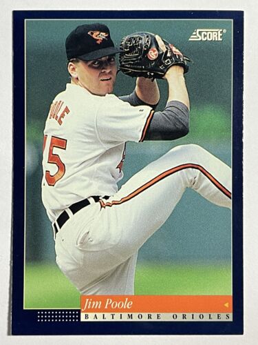 Carte de baseball JIM POOLE Baltimore Orioles, Indiens, Giants 1994 #112 - Photo 1 sur 3