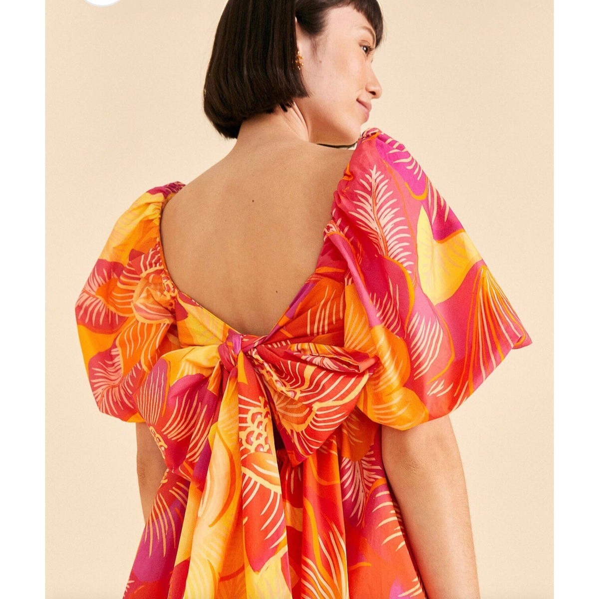 farm rio summer garden ombre mini dress FARM Rio Women's SummerGarden Ombre Mini Dress