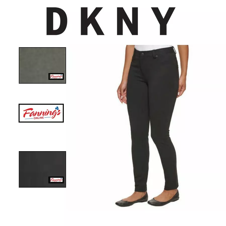 DKNY Jeans Women's Black Pants Size 10 Zipper Pocket