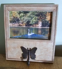 Garden tile picture frame 6X4 with hook
