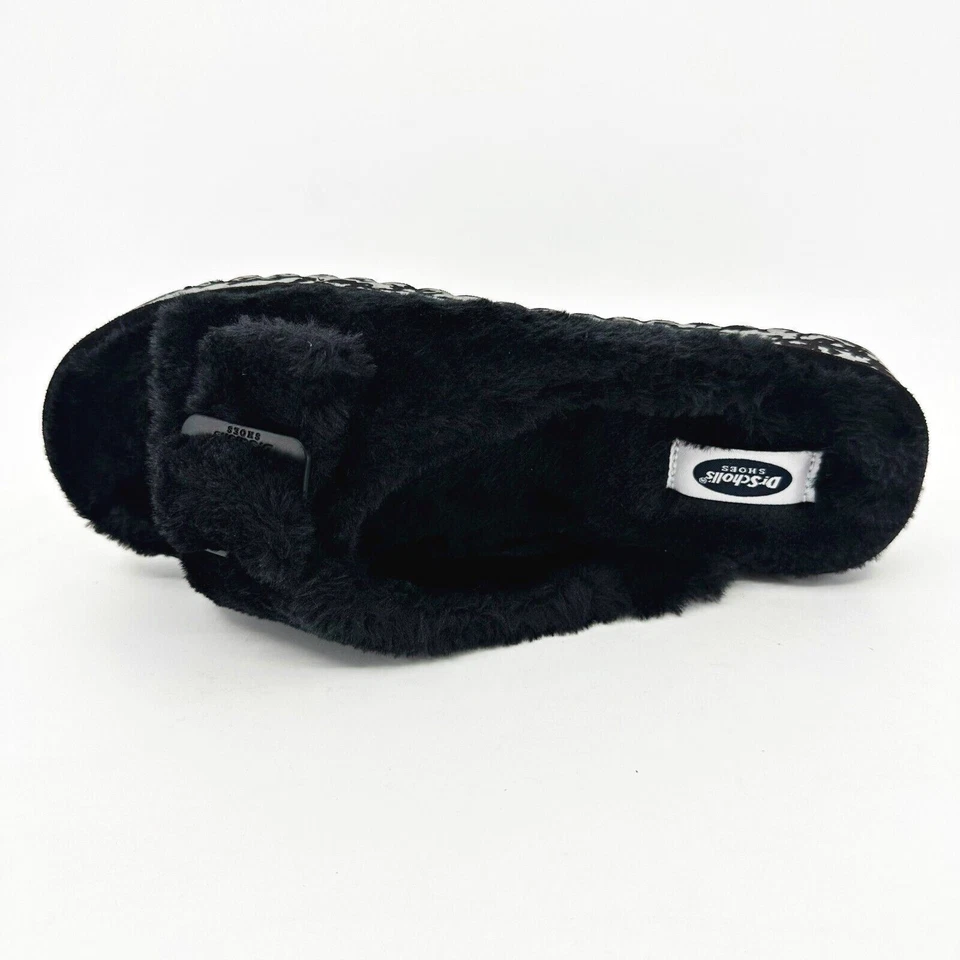 Sandalias Dr Scholls Staycay OG negras de piel sintética para mujer con punta abierta Foto 4 de 4