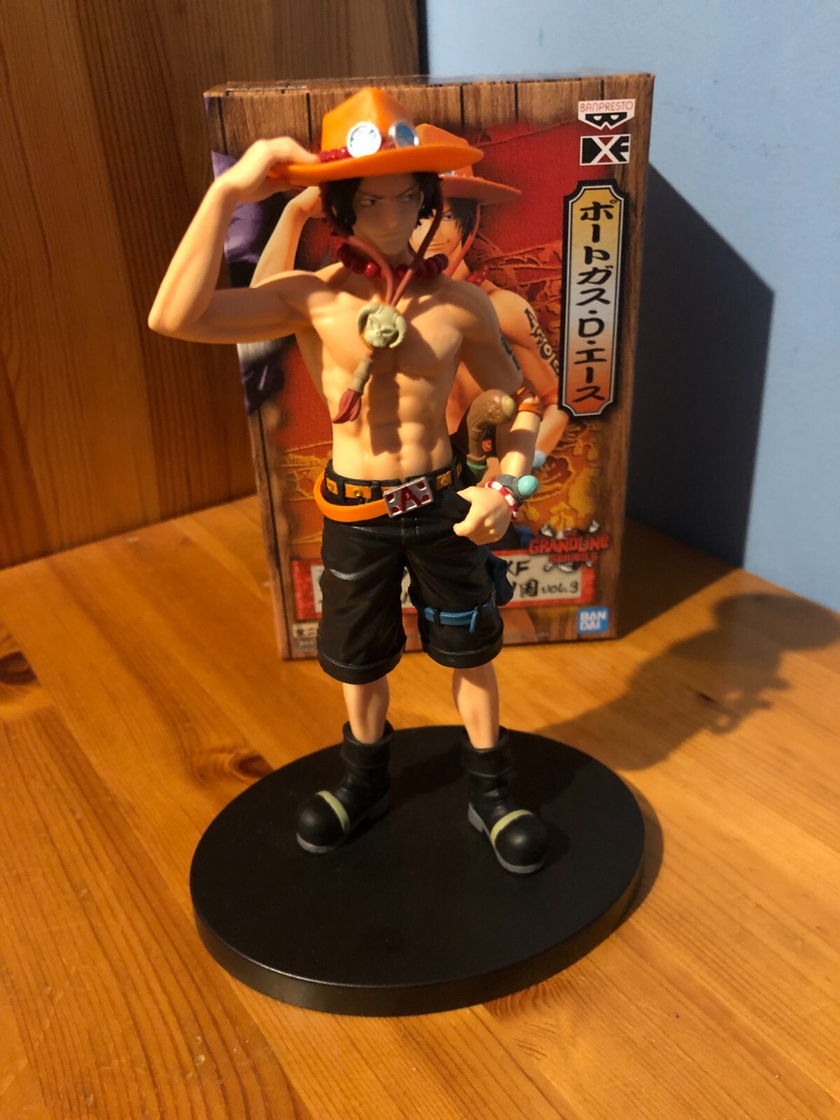 Figurine Ace One Piece DXF pour décoration de bureau et aménagement d'espace gaming