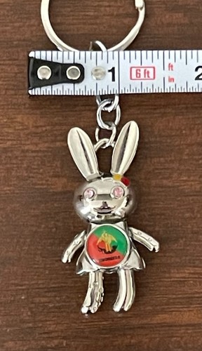 Brussels Stainless Steel 3D Mechanical Bunny Keychain - Picture 7 of 9