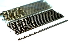 Screw Machine Stub Drills #57 (0.043") HSS Black Oxide 135° (24 Pcs)