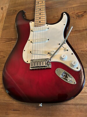 1990 Fender Strat Plus Dx Ash Crimson Frost Lace Sensors TBX Wilkinson Schallers